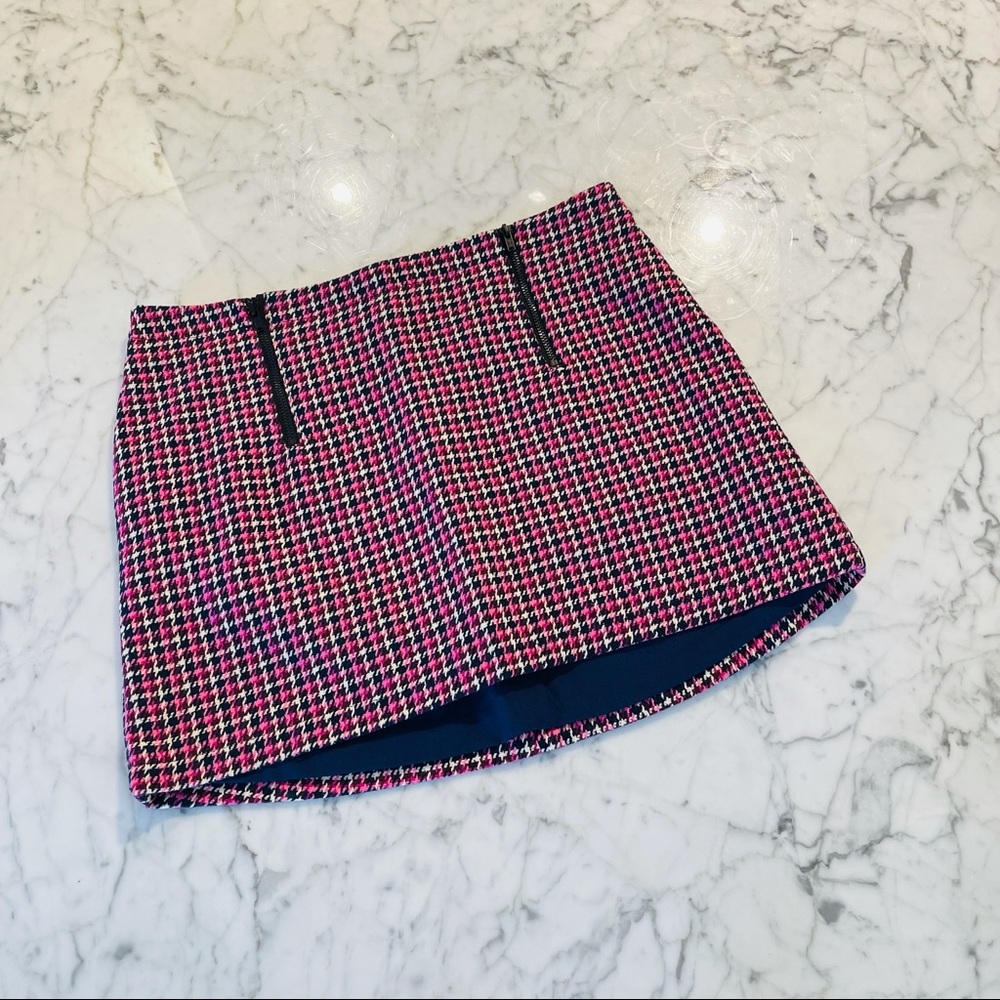 NEW Top Shop Plaid Lined Mini Skirt